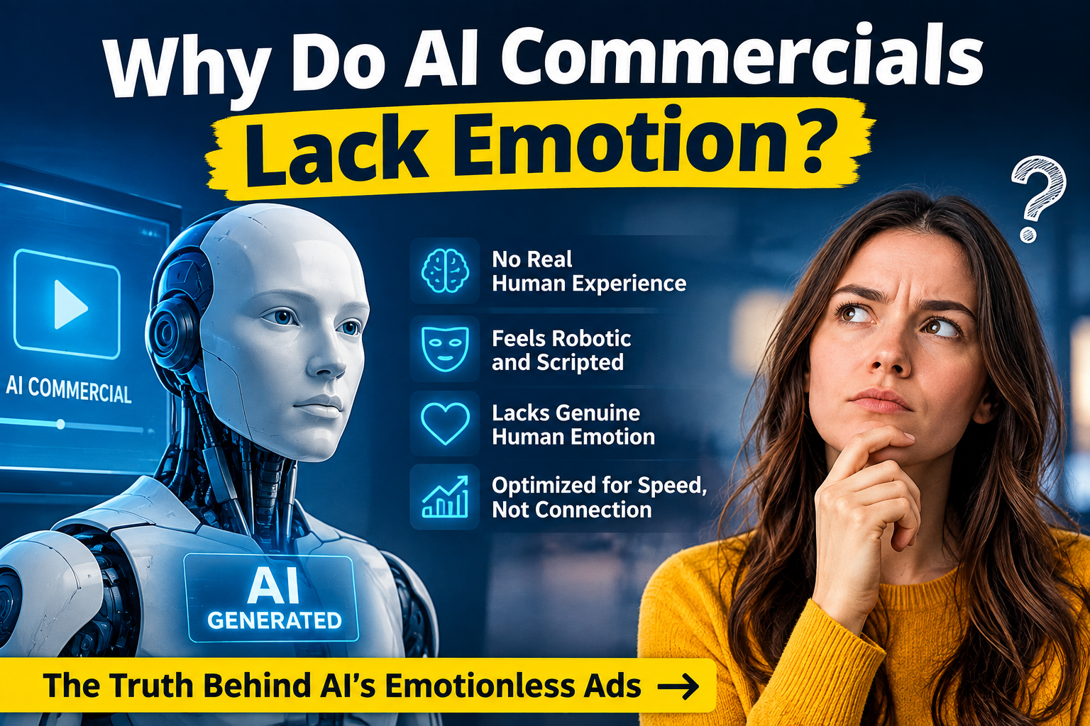 Why Do AI Commercials Lack Emotion?
